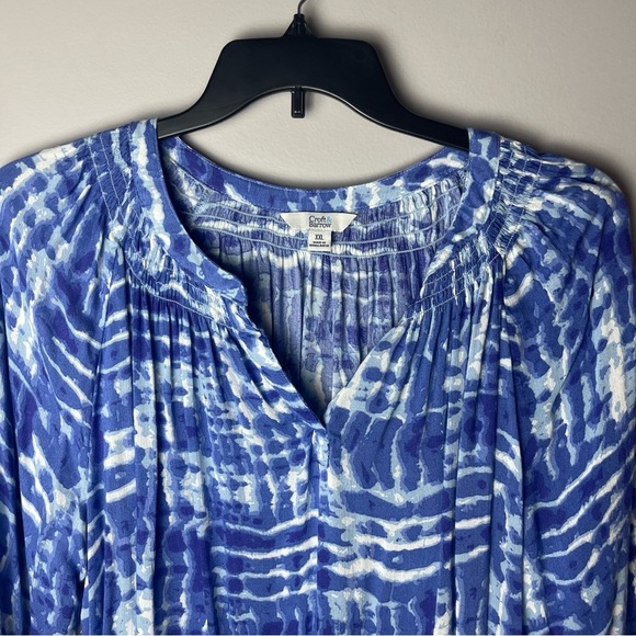 NWT Croft & Barrow Peasant Top XXL - Picture 3 of 12